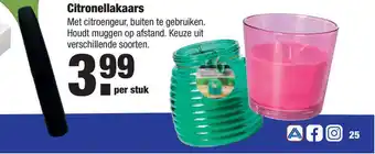 ALDI Citronellakaars aanbieding