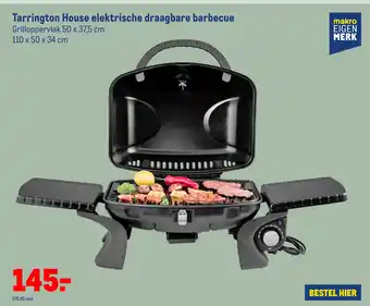 Makro Tarrington House elektrische draagbare barbecue aanbieding