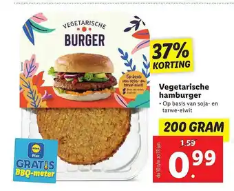 Lidl Vegetarische Hamburger 37% Korting aanbieding