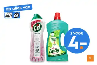 Blokker Andy en CIF aanbieding