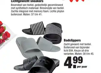 ALDI Badslippers aanbieding