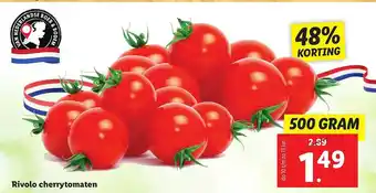 Lidl Rivolo Cherrytomaten 48% Korting aanbieding