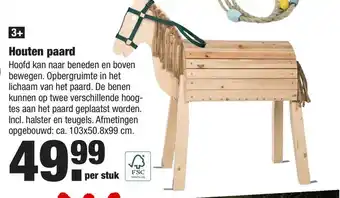 ALDI Houten Paard aanbieding