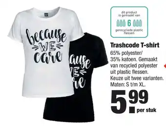 ALDI Trashcode T-Shirt aanbieding