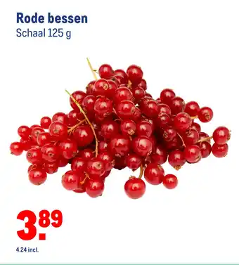 Makro Rode bessen 125 g aanbieding