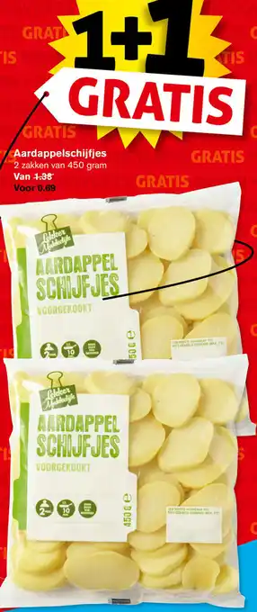 Hoogvliet Aardappelschijfjes 2*450g aanbieding