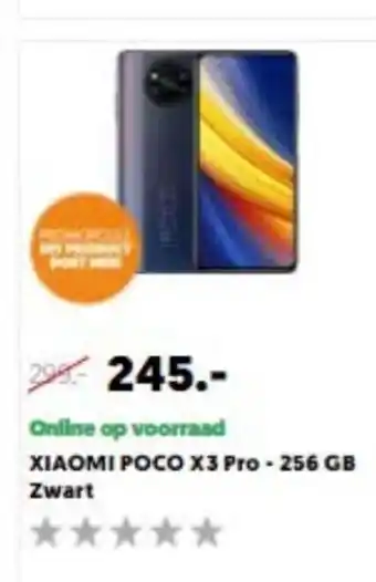 MediaMarkt Xiaomi POCO X3 Pro - 256GB zwart aanbieding