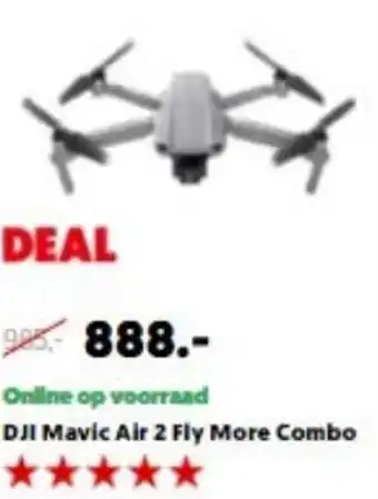 MediaMarkt DJI Mavic Air 2 Fly More Combo aanbieding