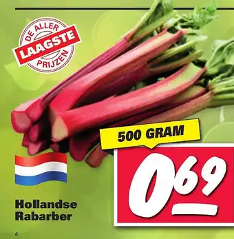 Nettorama Hollandse Rabarber aanbieding