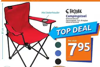 Action Froyak Campingstoel aanbieding