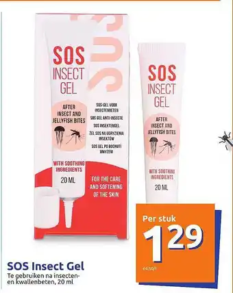 Action SOS Insect Gel aanbieding