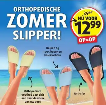 Lucovitaal Orthopedische Zomer Slipper aanbieding