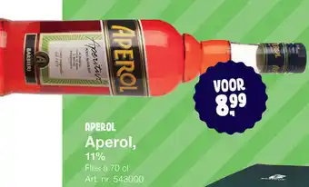 Bidfood Aperol 11% 700ml aanbieding