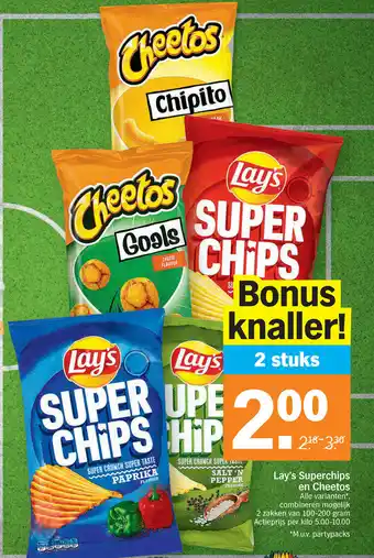 Albert Heijn Lay's Superchips en Cheetos aanbieding