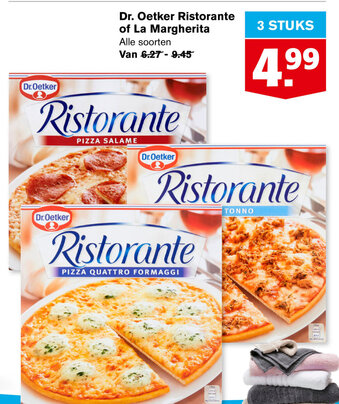 Hoogvliet Dr. Oetker Ristorante pizza of La Margherita aanbieding