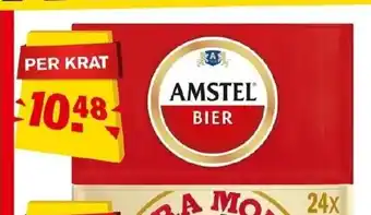 Hoogvliet Amstel Bier per krat aanbieding