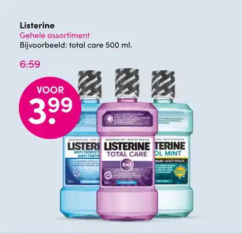 DA Listerine 500ml aanbieding