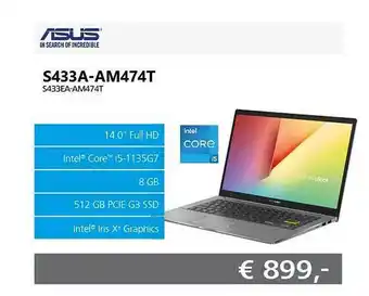 ITPRODEALS Asus S433A-AM474T aanbieding