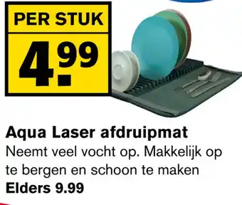 Hoogvliet Aqua Laser Afdruipmat aanbieding