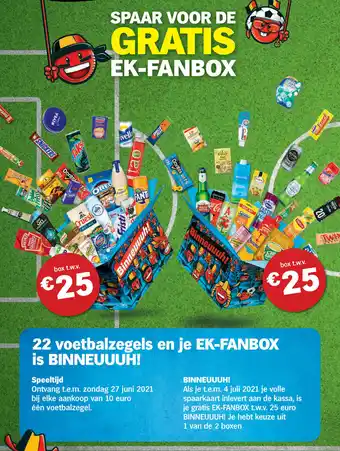Albert Heijn AH EK Fanbox aanbieding