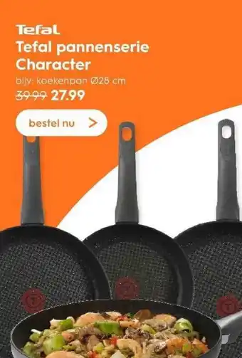 Blokker Tefal Pannenserie Character aanbieding