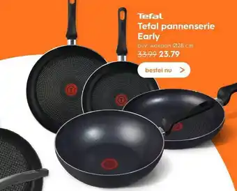 Blokker Tefal Pannenserie Early aanbieding