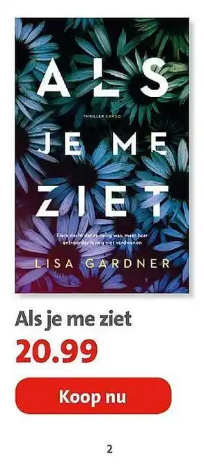 Bruna Als Je Me Ziet - Lisa Gardner aanbieding