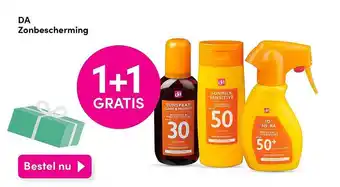 DA DA Zonbescherming 1+1 Gratis aanbieding