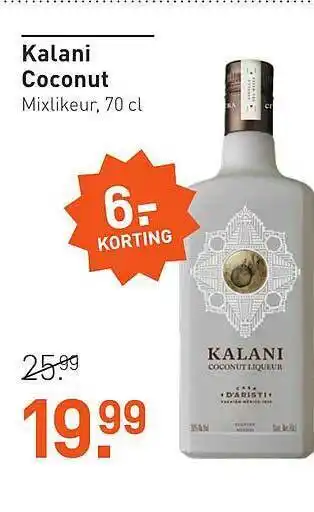 Gall & Gall Kalani Coconut 6.- Korting aanbieding