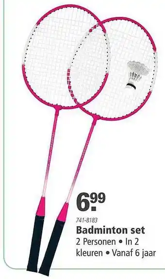 Marskramer Badminton Set aanbieding