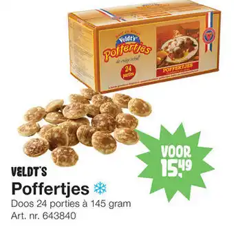 Bidfood Veldt's Poffertjes  24*145g aanbieding