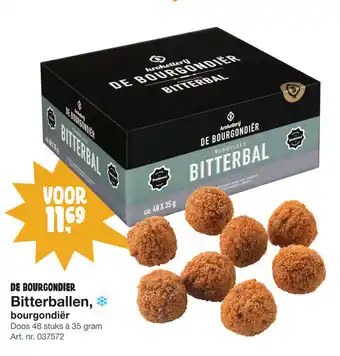 Bidfood De Bourgondier Bitterballen 48x35g aanbieding