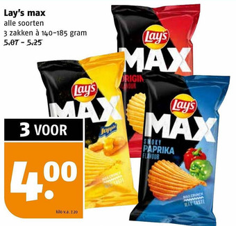 Poiesz Lay's max aanbieding