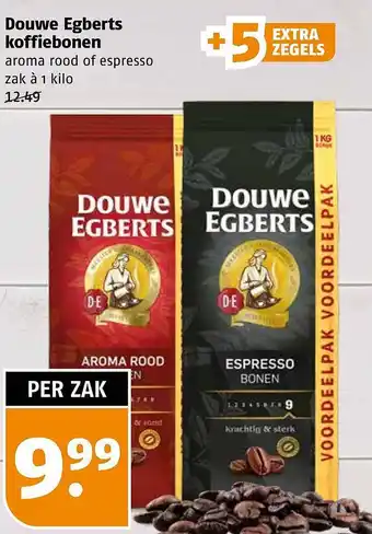 Poiesz Douwe Egberts koffiebonen aanbieding