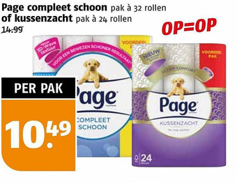Poiesz Page compleet schoon aanbieding