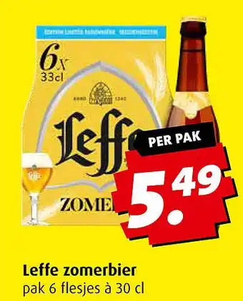 Boni Leffe zomerbier aanbieding