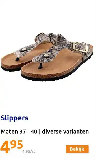 Action Slippers aanbieding