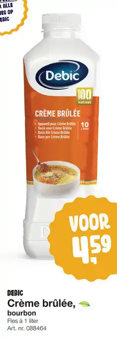 Bidfood Debic Creme brulee bourbon 1L aanbieding