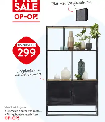 Profijt Meubel Wandkast Lagates aanbieding