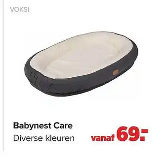 Baby-Dump Babynest Care Diverse Kleuren aanbieding