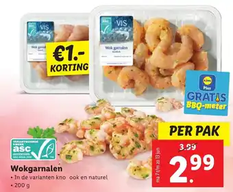 Lidl Wokdarnalen aanbieding