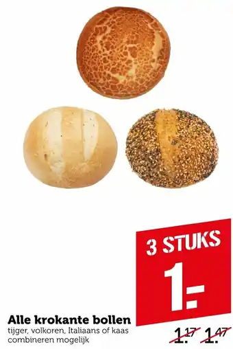 Coop Krokante bollen aanbieding