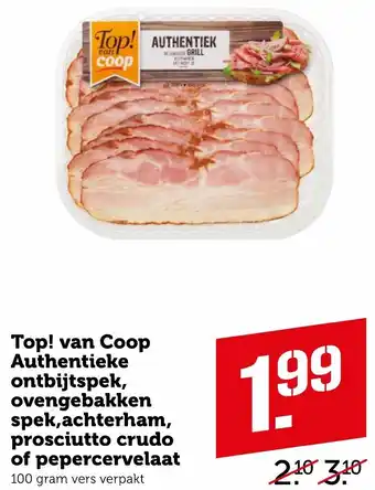 Coop Top! van Coop Authentieke 100g aanbieding