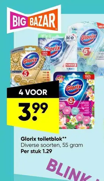 Big Bazar Glorix Toiletblok aanbieding