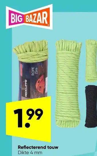 Big Bazar Reflecterend Touw aanbieding