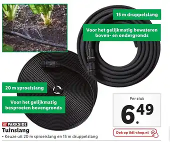 Lidl PARKSIDE Tuinslang aanbieding