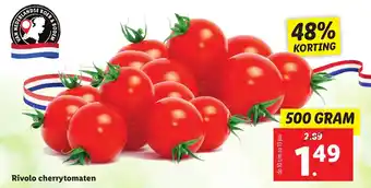 Lidl Rivolo cherrytomaten 500 gr aanbieding