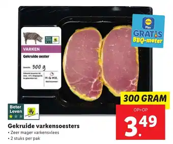 Lidl Gekruide varkensoesters 300 gr aanbieding