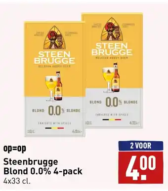 ALDI Steenbrugge Blond 0.0% 4-pack aanbieding