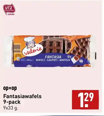 ALDI Fantasiawafels 9-pack 9x33g aanbieding